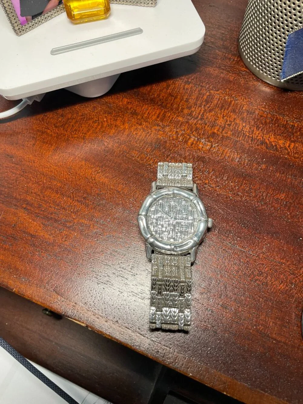 JOHN HARDY STERLING SILVER WATCH DEPLOYMENT CLASP